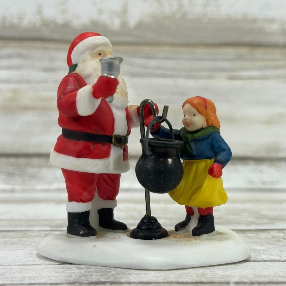 Department 56 Heritage Village Collection Tis The Season Porcelain Santa‎